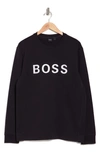 Hugo Boss Salbo Pullover Sweatshirt In Black