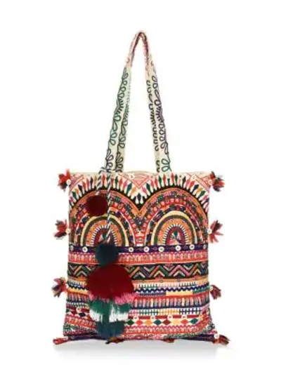 Figue Tova Embellished Tote Bag In Multi