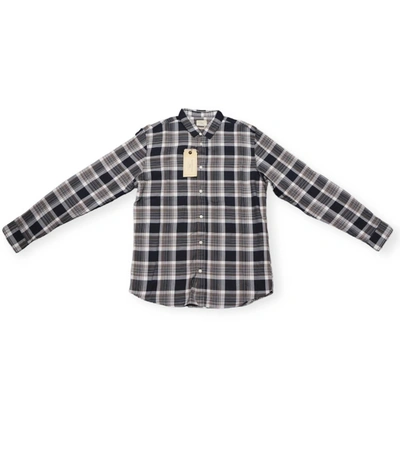 Selected Men's Onetatc Shirt Long Sleeve In Walnut Check In Multi