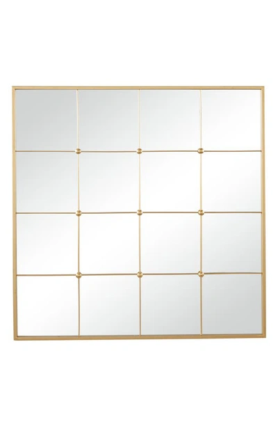 Vivian Lune Home Geometric Wall Mirror In Gold
