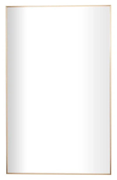 Vivian Lune Home Slim Frame Wall Mirror In Gold