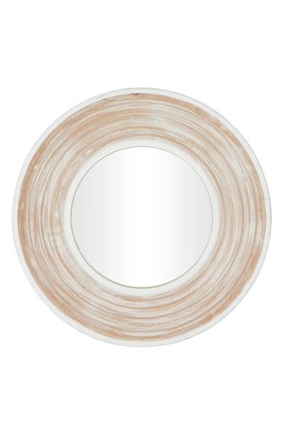 Vivian Lune Home Wood Wall Mirror In Cream