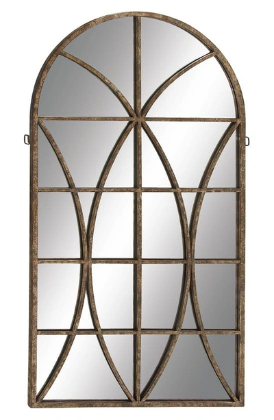 Sonoma Sage Home Brown Metal Window Pane Inspired Wall Mirror