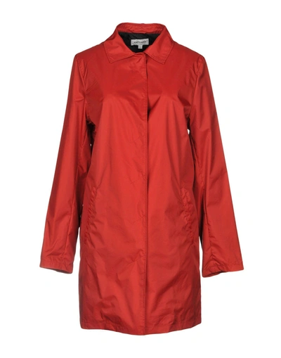 Aspesi Full-length Jacket In Brick Red