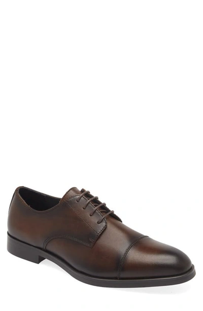 Nordstrom Elliott Cap Toe Lace-up Derby In Brown Clove