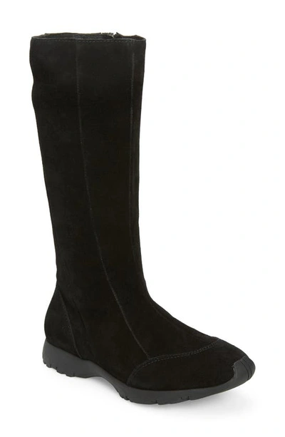 Jeffrey Campbell Endurance Boot In Black Suede