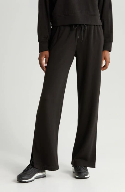 Zella Amazing Lite Cali Wide Leg Trousers In Black