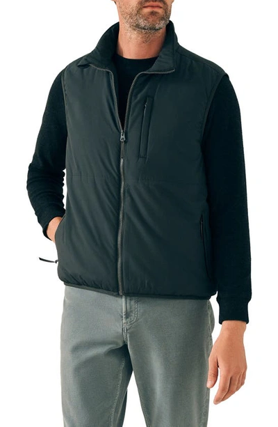 Faherty Atmosphere Vest In Mountain Black