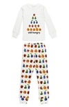 L'ovedbaby X 'the Very Hungry Caterpillar™' Kids' Fitted Organic Cotton Two-piece Pajamas In Still Hungry