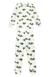 L'ovedbaby X 'the Very Hungry Caterpillar™' Kids' Fitted Organic Cotton Two-piece Pajamas In Butterfly