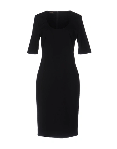 Les Copains Midi Dresses In Black