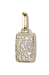 Cast The Zen Gem Lab Created Diamond Charm In Yellow Gold