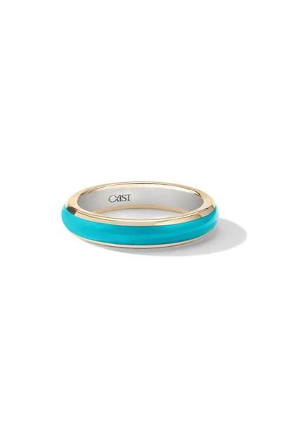 Cast The Halo Stacking Ring In Turquoise