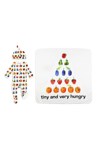 L'ovedbaby X 'the Very Hungry Caterpillar™' Footie, Hat & Blanket Set In Fruit