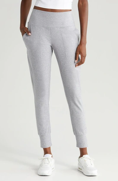 Zella Restore Slim Fit Pocket Jogger In Grey Limestone