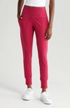 Zella Restore Slim Fit Pocket Jogger In Pink Bright