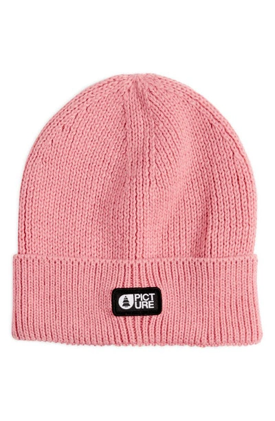 Picture Organic Clothing Colino Rib Cuff Beanie In Cashmere Rose