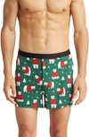 Meundies Knit Boxers In Cozy Bears