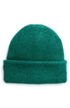 Tasha Rib Cuff Beanie In Kellygreen