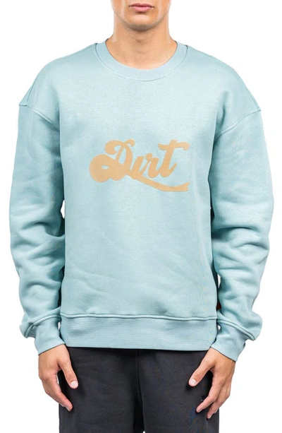 D.rt Retro Cotton Graphic Sweatshirt In Blue