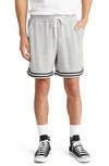 Bp. Fleece Basketball Shorts In Grey Heather