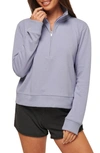 Travismathew Cloud Half Zip Pullover In Tempest