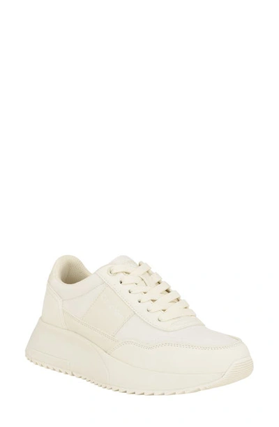 Calvin Klein Pippy Wedge Trainer In Ivo02