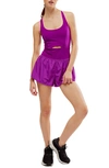 Fp Movement Righteous Runsie Romper In Vivid Violet