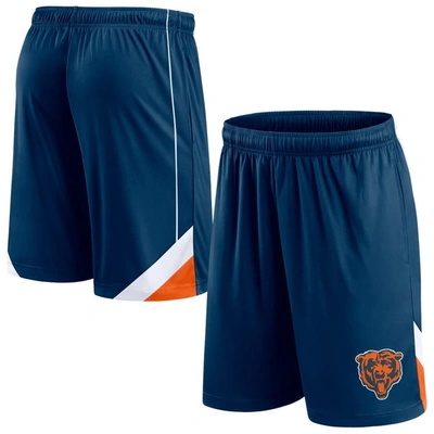 Fanatics Branded Navy Chicago Bears Interlock Shorts
