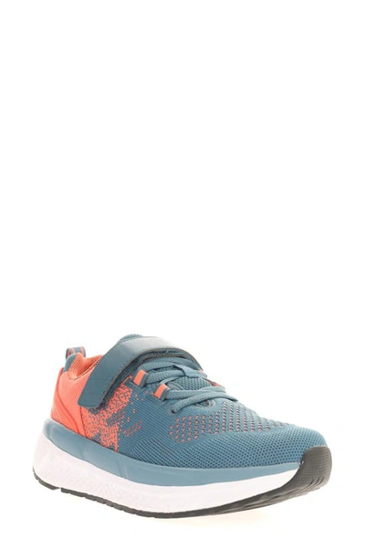 Propét Ultra Fx Walking Sneaker In Teal/ Coral