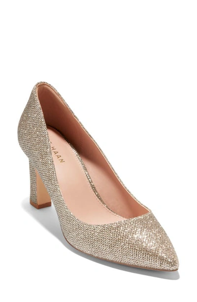 Cole Haan Mylah Pump In Gold Glitt