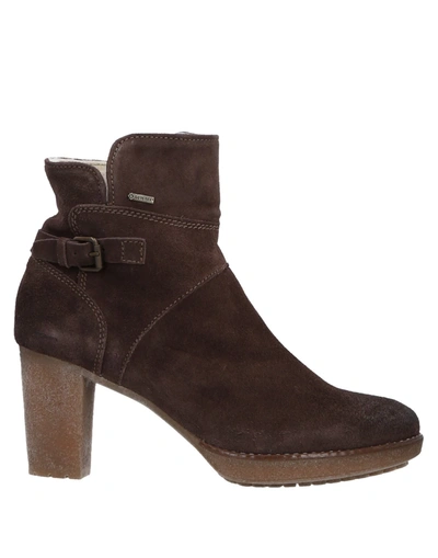 Manas Ankle Boots In Cocoa