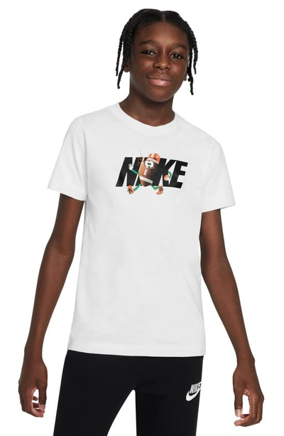 Nike Kids' Football T-shirt In White