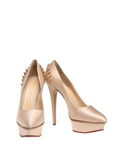 Charlotte Olympia Pumps In Light Pink