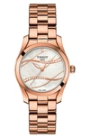 Tissot Women's T-wave 30mm Quartz Watch In Rose Gold/ Mop/ Rose Gold