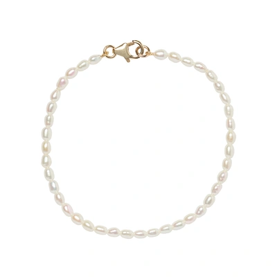 Olivia & Pearl Seed Pearl Bracelet White In Spbra/white/14k