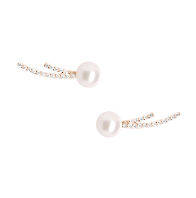 Olivia & Pearl Starlet Ear Climber In O&p/sec/rg