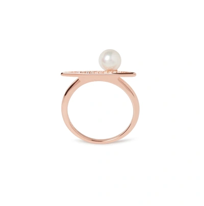 Olivia & Pearl Starlet Pearl Ring In O&p/spr/rg/s