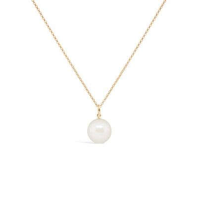 Olivia & Pearl Uat Power Pearl Pendant In 18ct Rose Gold In O&p/ppp/rg/24