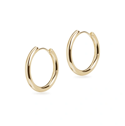 Olivia & Pearl Large Chunky Hoop Earrings In Gold