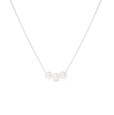 Olivia & Pearl Oh So Fine Trio Necklace In O&p/trio/wg