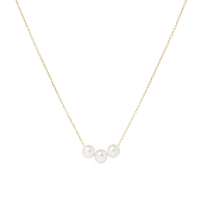 Olivia & Pearl Oh So Fine Trio Necklace In O&p/trio/yg