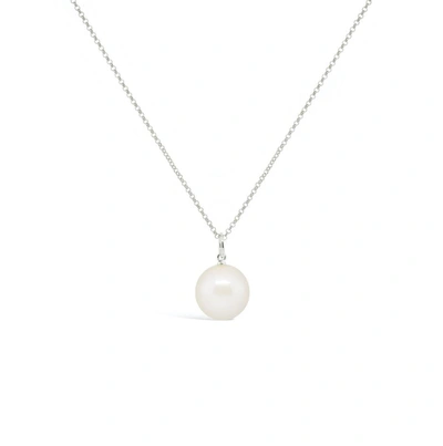 Olivia & Pearl Uat Power Pearl Pendant In Sterling Silver In O&p/ppp/ss/17