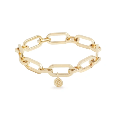 Olivia & Pearl Uat Link Chain Charm Bracelet In Lcc/brac/yg