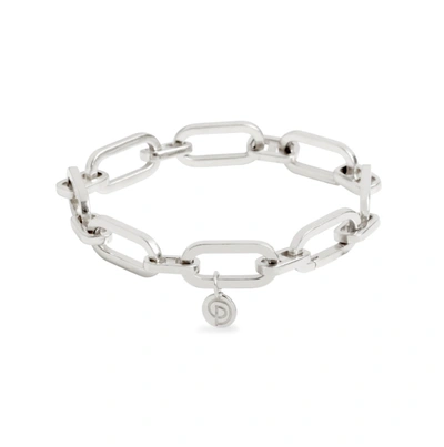 Olivia & Pearl Uat Link Chain Charm Bracelet In Lcc/brac/ss