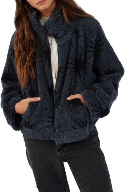 O'neill Rori High Pile Fleece Jacket In Slate