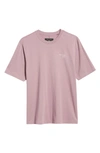 Rag & Bone Logo T-shirt In Berry Pink