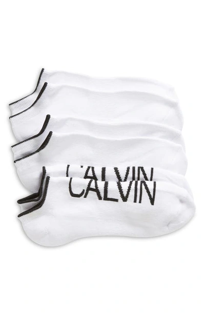 Calvin Klein 3-pack Cushion Socks In White