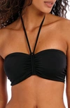 Freya Jewel Cove Underwire Bikini Top In Plain Black