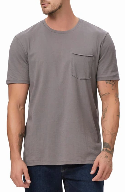 Paige Ramirez Cotton Pocket T-shirt In Iris Slate